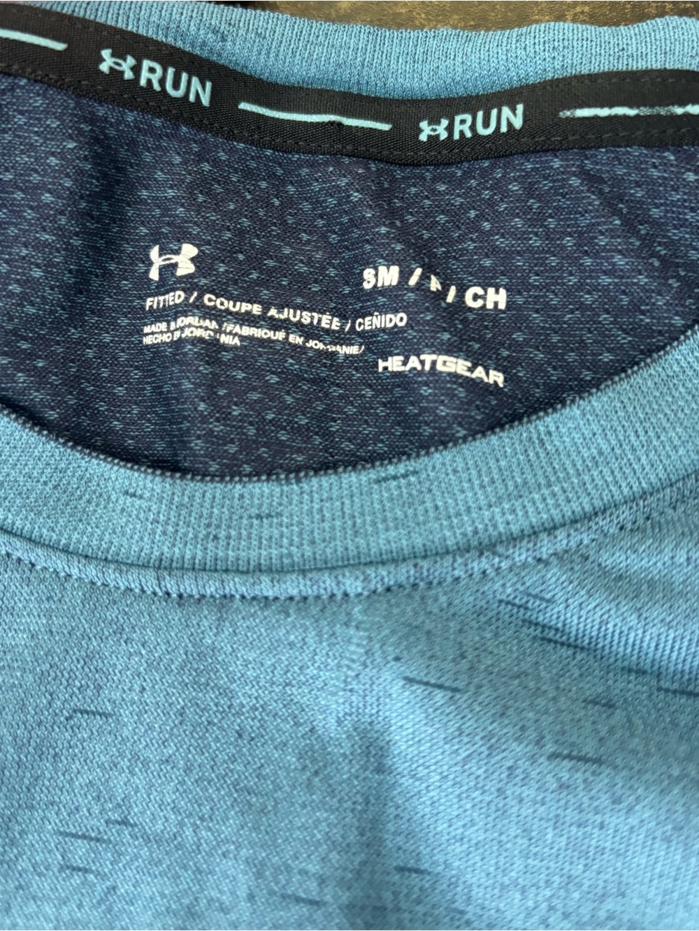 Under Armour HeatGear Blue Long Sleeve Running Shirt Women’s Small Fitted Athlec - Picture 5 of 7